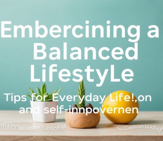 Embracing a Balanced Lifestyle: Tips for Daily Living and Self-Improvement Embracing a Balanced Lifestyle: Tips for Everyday Life and Self-Improvement