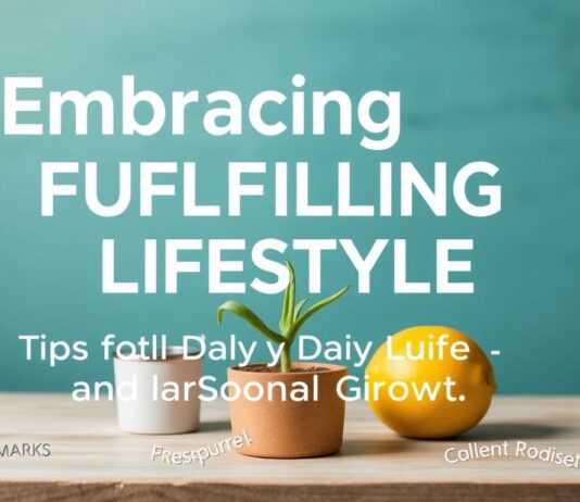 Embracing a Fulfilling Lifestyle: Tips for Daily Living and Personal Growth Embracing a Fulfilling Lifestyle: Tips for Daily Living and Personal Growth
