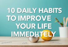 10 Daily Rituals to Elevate Your Lifestyle Instantly 10 Daily Habits to Improve Your Life Immediately