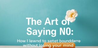 The Art of Saying No: How I Learned to Set Boundaries Without Losing My Mind The Art of Saying No: How I Learned to Set Boundaries Without Losing My Mind