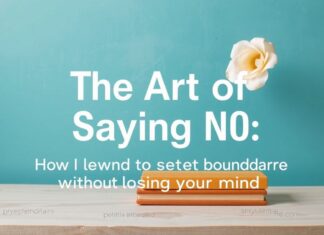 The Art of Saying No: How I Learned to Set Boundaries Without Losing My Mind The Art of Saying No: How I Learned to Set Boundaries Without Losing My Mind