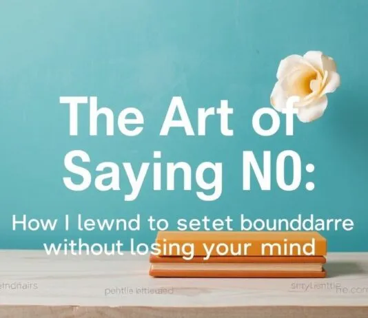 The Art of Saying No: How I Learned to Set Boundaries Without Losing My Mind The Art of Saying No: How I Learned to Set Boundaries Without Losing My Mind