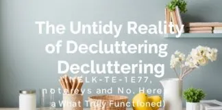 The Messy Truth About Decluttering: I Tried It All and Here’s What Actually Worked The Untidy Reality of Decluttering: I Attempted Everything and Here's What Truly Functioned