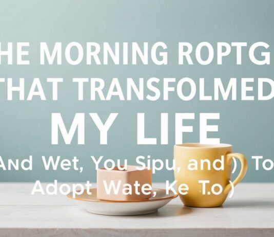 The Morning Routine That Changed My Life (And Why Yours Should Too) The Morning Routine That Transformed My Life (And Why You Should Adopt One Too)