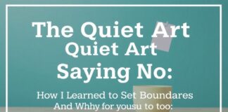 The Quiet Art of Saying No: How I Learned to Set Boundaries (And Why You Should Too) The Quiet Art of Saying No: How I Learned to Set Boundaries (And Why You Should Too)