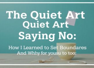 The Quiet Art of Saying No: How I Learned to Set Boundaries (And Why You Should Too) The Quiet Art of Saying No: How I Learned to Set Boundaries (And Why You Should Too)