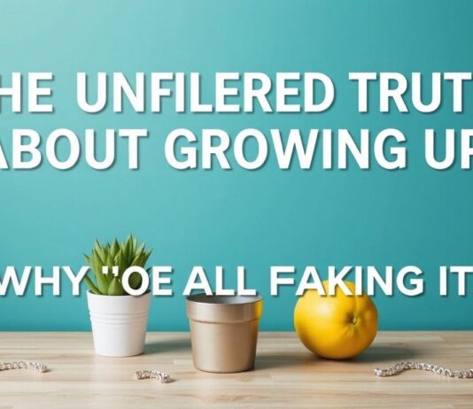 The Unfiltered Truth About Adulting: Why We’re All Faking It The Unfiltered Truth About Growing Up: Why We're All Faking It